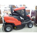 A Mountfield petrol driven 827 H ride-on lawn mower with a grassbox SL
