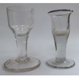 An early 19thC dram glass,