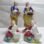 Ceramics: to include a Royal Doulton china figure 'Home Again' HN2167 3.