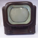 A 1950s Type TV22 brown Bakelite cased 9'' television receiver (for display purposes only) 15.