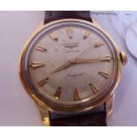 A Longines automatic 'Conquest' bi-coloured metal cased wristwatch,