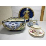 Ceramics: to include an early 20thC Royal Doulton china Art Nouveau design bowl,