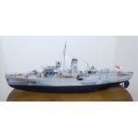 A Revell Snowbury kit constructed remote control operated model ship, no.