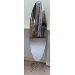 A modern cheval mirror,