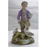A mid 19thC Meissen porcelain figure,