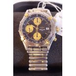 A Breitling stainless steel cased wristwatch,