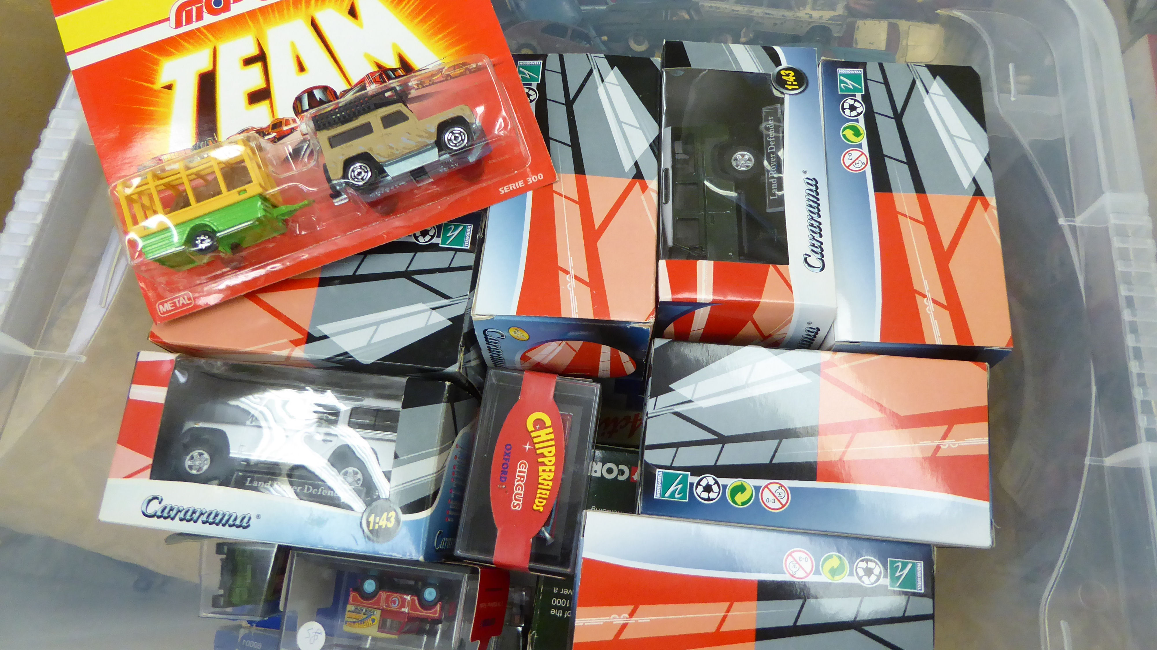 Cararama and other diecast model vehicles: to include 'vintage' sports cars and vans some boxed - Image 4 of 4