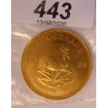 A 1oz gold Krugerrand 11