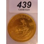 A 1oz gold Krugerrand 11