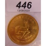 A 1oz gold Krugerrand 11