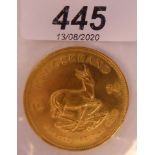 A 1oz gold Krugerrand 11