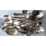 Silver flatware: to include bean terminal coffee spoons mixed marks 11