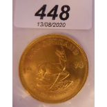 A 1oz gold Krugerrand 11