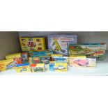 Dinky and Corgi diecast model vehicles: to include Supertoys 964; a Constructer set;