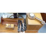 A mixed lot: to include a Tonbridgeware box,