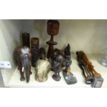 20thC African and other wooden and other collectables,