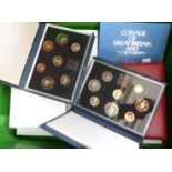 Nine Royal Mint and other proof sets: to include the 1997 circulation set,