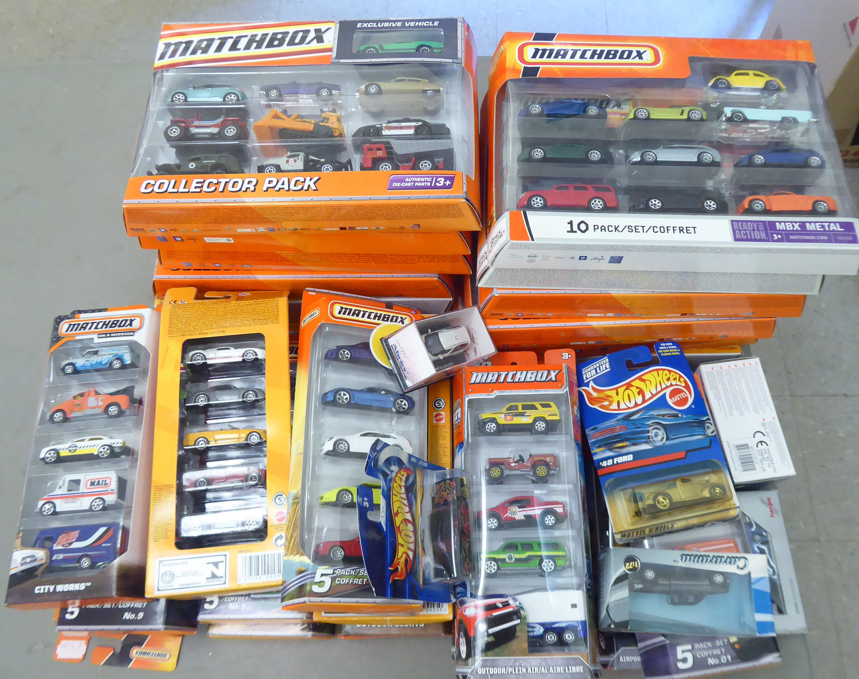 Matchbox and other diecast model vehicles: to include 'miniature' five set packs RSM