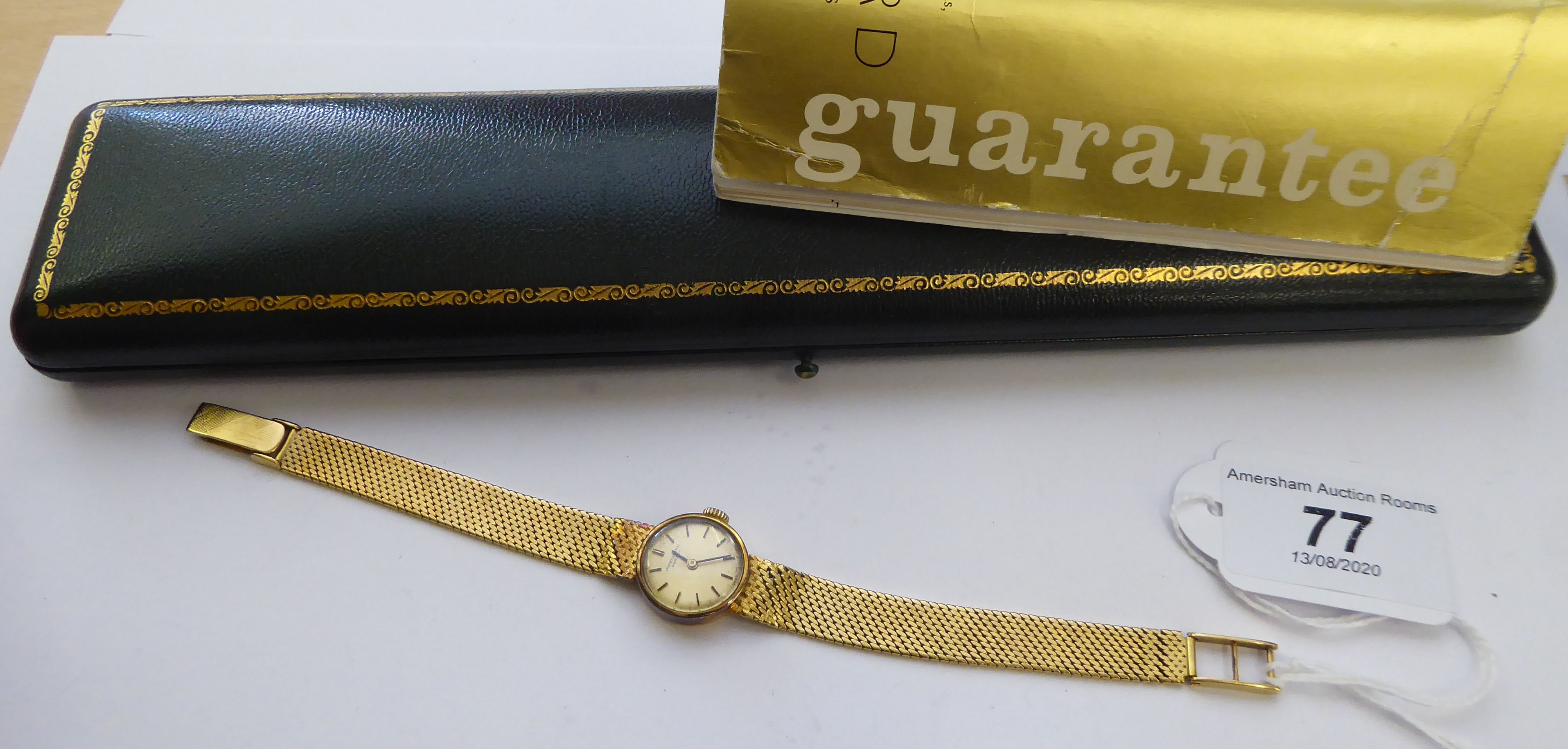 A 1960s 18ct gold cased IWC (International Watch Co) wristwatch, - Image 2 of 3