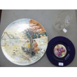 A Royal Worcester porcelain plate,