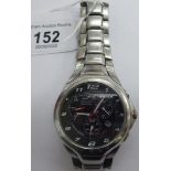 A Citizen Eco-Drive WR100 stainless steel cased wristwatch,