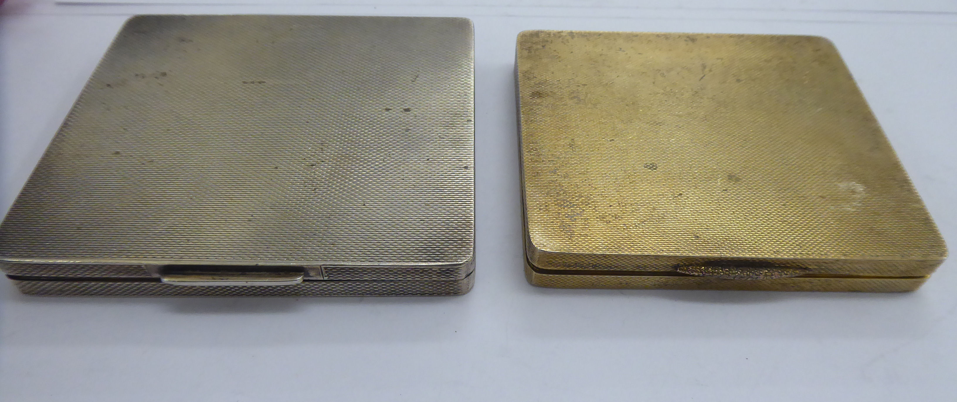 A silver gilt shallow, rectangular, - Image 2 of 4