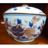 A mid 19thC Chinese porcelain tureen and cover,