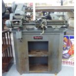 A Myford Super 7 engineering lathe 55''h 43''L (sold as seen,