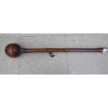 A tribal hardwood throwing knobkerrie 24''L OS9