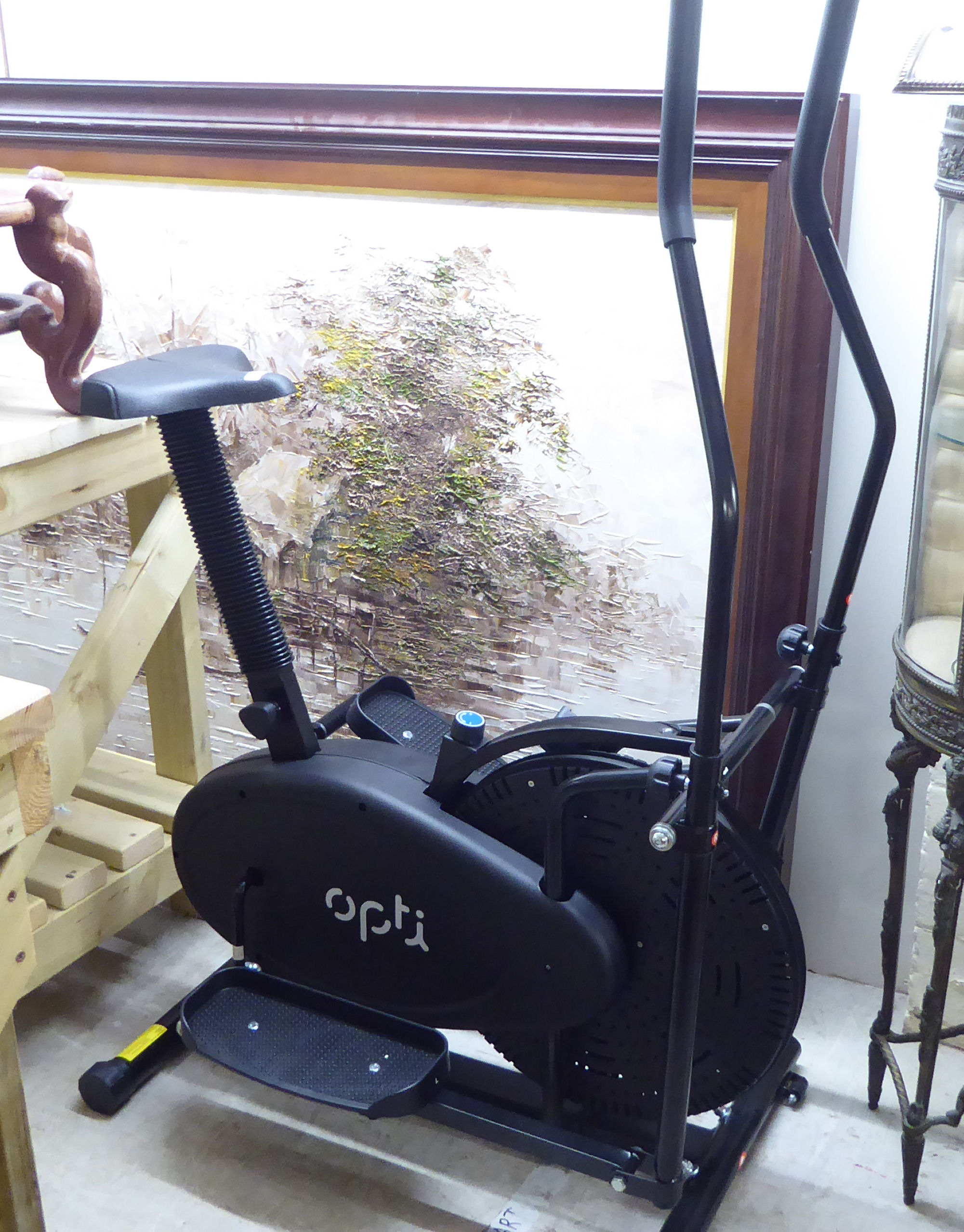 An Opti exercise bike/cross trainer BSR