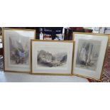 Three 19thC studies of Petra,