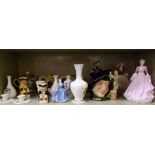 Decorative ceramics: to include a Royal Doulton china character jug 'Tam O' Shanter' D6632 6.