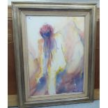 Theo Blankestyn - 'Naked' watercolour bears a signature & dated '85 with inscriptions verso 27''