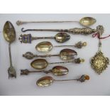 Silver collectables: to include a presentation spoon mixed marks 11