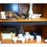 A mixed lot: to include EPNS flatware and other collectables BSR