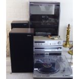 A Technics Direct Drive Automatic Turn-Table System SL D202; a three piece stacking system;