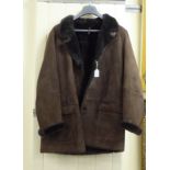 A Mabrun sheepskin jacket size 50 RSM