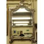 A late 19thC dressing table mirror,