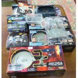 Star Trek related collectables: to include a Wrath of Khan USS Enterprise boxed (completeness not