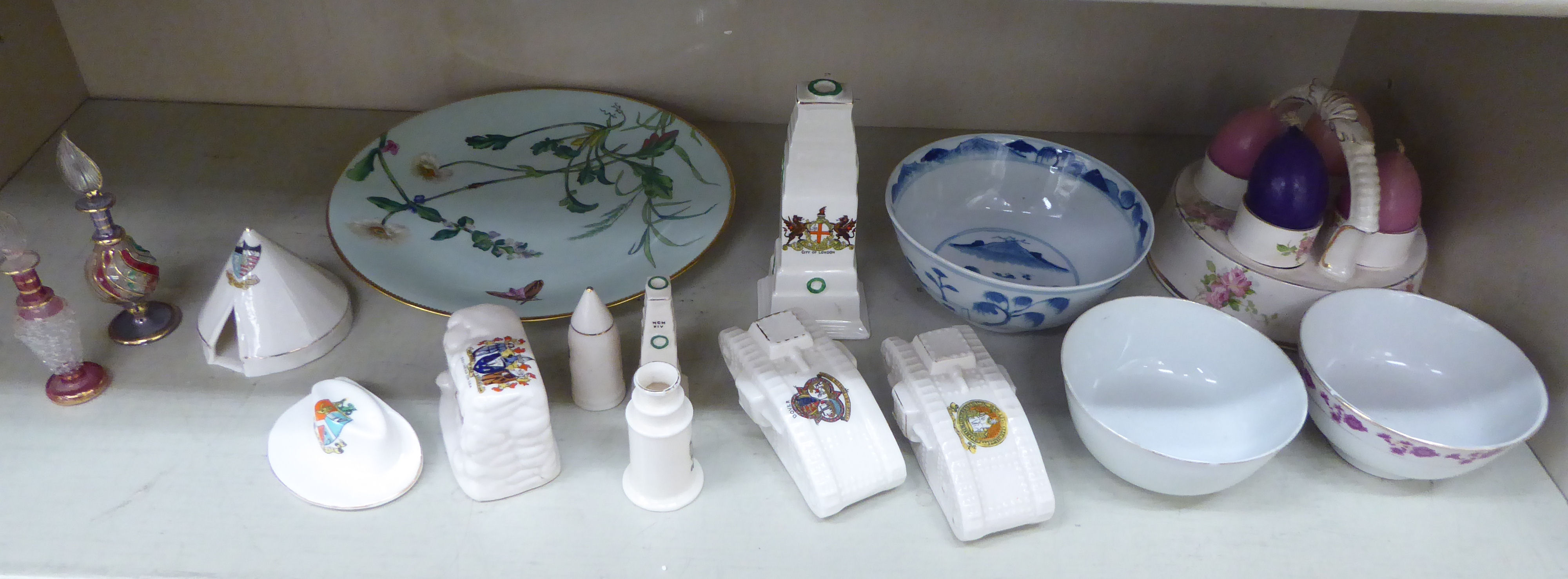 Ceramics: to include Arcadian and Carlton crested china ornaments OS5 - Image 2 of 2