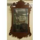 An early 19thC Chippendale inspired mirror,