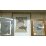 Three framed works by Raymond John Vandenbergh, viz.