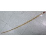 A 'pizzle' stick with a hardwood terminal 30''L T0S9