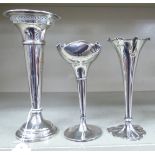 An Art Nouveau design silver specimen vase 6.