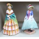 Two Royal Doulton china figures, viz.