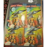 Four 1979 Mego Corporation Star Trek action figures, viz.