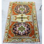 A Persian rug,