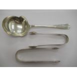 Silver flatware: to include a pair of sugar tongs 1831 11