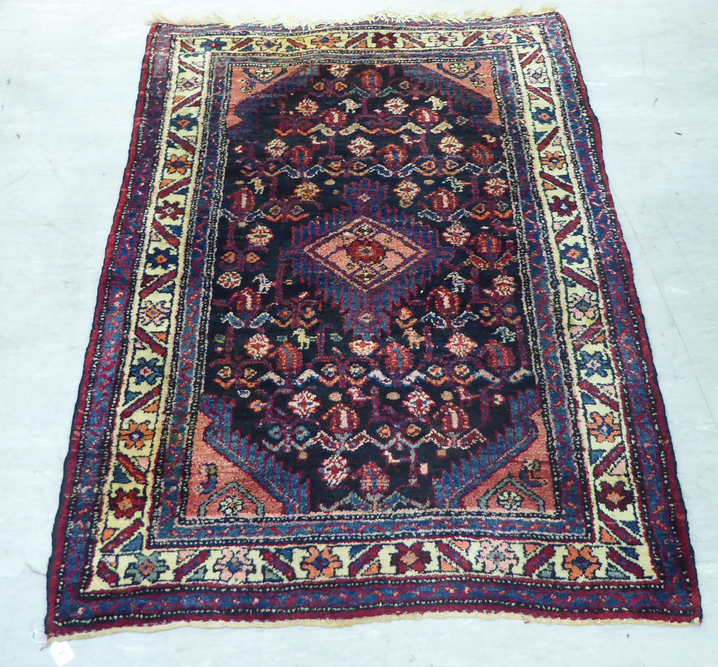 A Persian rug,