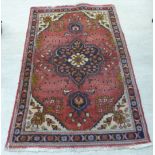 A Persian rug,